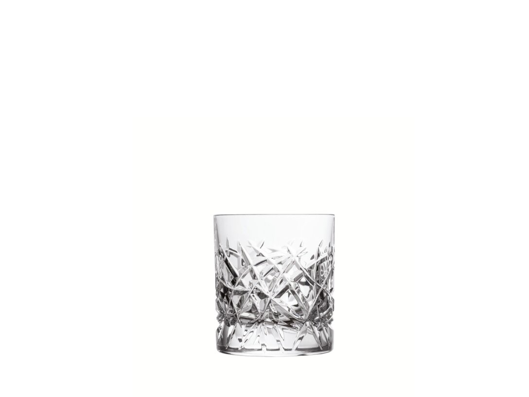 Kpl. 2 szklanek do whisky RCR Skultura Trama 290 ml, materiał szkło kryształowe, kolor transparentny