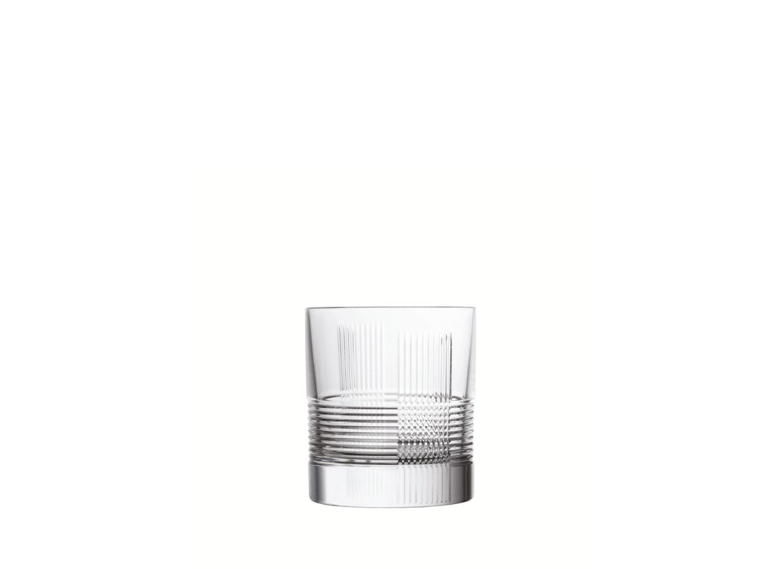 Kpl. 2 szklanek do whisky RCR Touch Quadri 290 ml, materiał szkło kryształowe, kolor transparentny