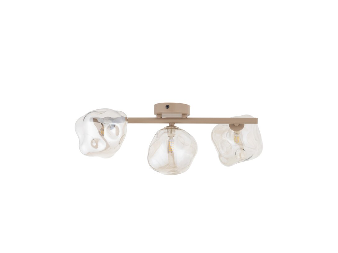 Lampa sufitowa Kler Accessories Lava 3x G9 LED max. 8W, kolor beżowy, materiał metal