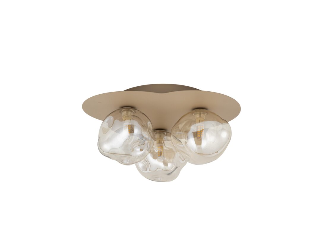 Lampa sufitowa Kler Accessories Lava 3x G9 LED max. 8W, kolor beżowy, materiał metal