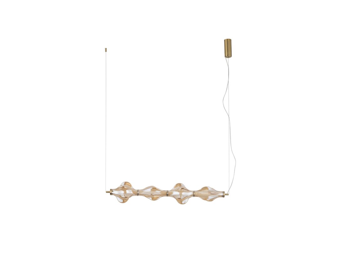 Lampa wisząca Kler Accessories Elva LED 3000K 3642lm, kolor złoty, materiał metal