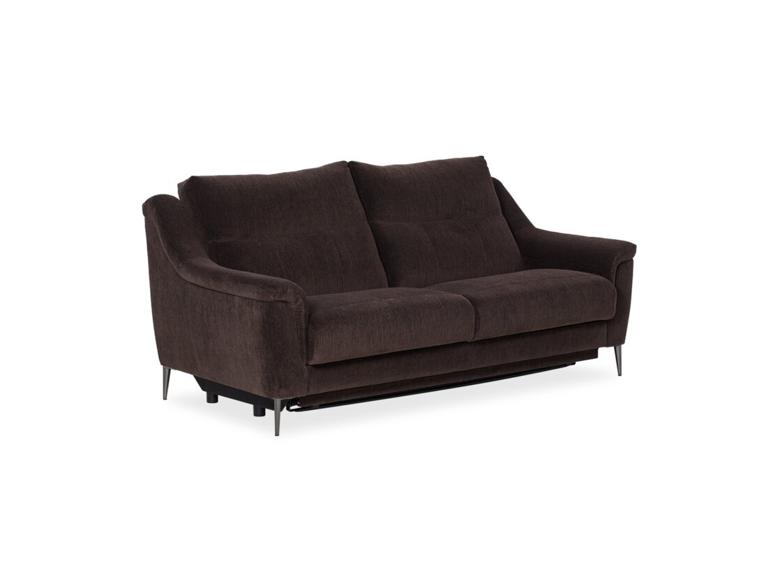Sedací souprava KLER Ramiro E101 3 + 1 + 1, barva hnědá, materiál tkanina Alboran, funkce: relaxační funkce napájená ze sítě