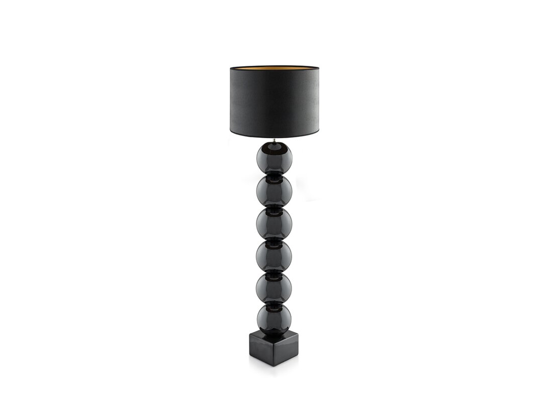 Lampa stojací Kler Accessories Bilba , barva černá, materiál keramika