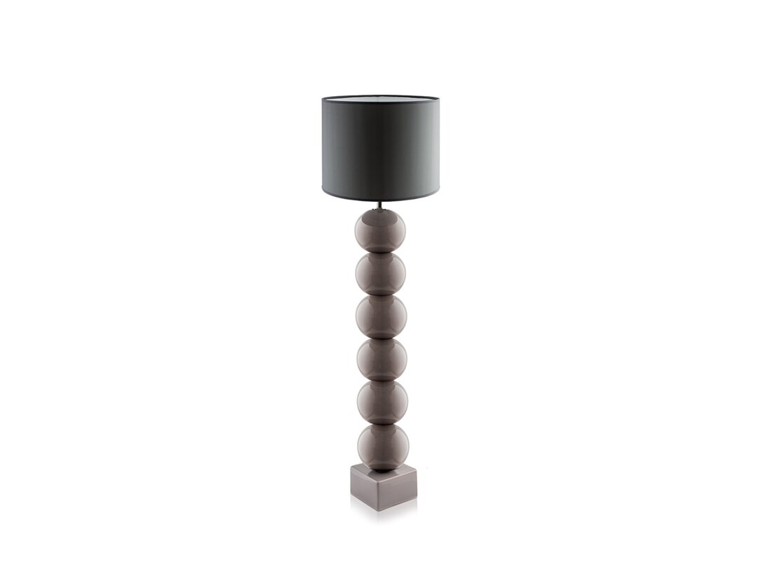 Lampa stojací Kler Accessories Bilba , barva taupe, materiál keramika