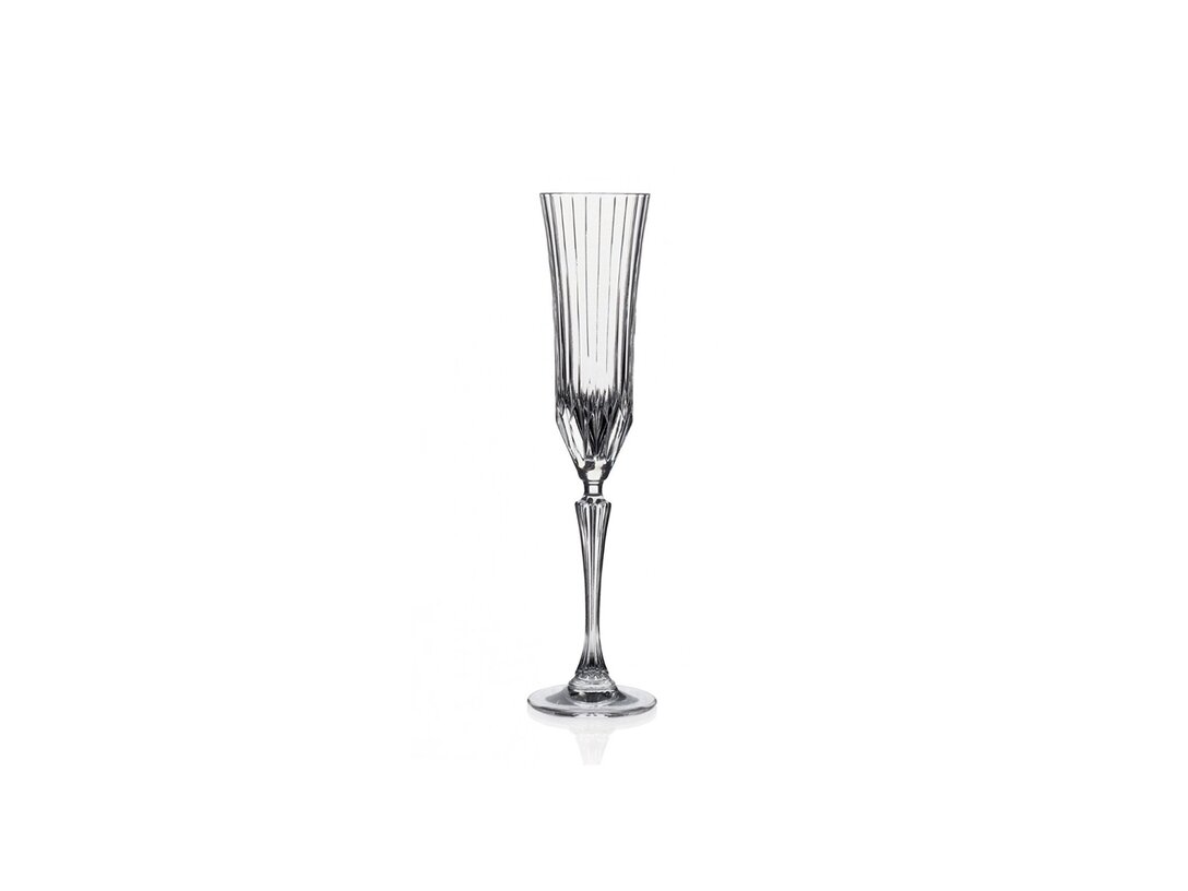 Sada 6 sklenic na šampaňské 180ml RCR Adagio 180 ml, materiál sklo, barva průhledná