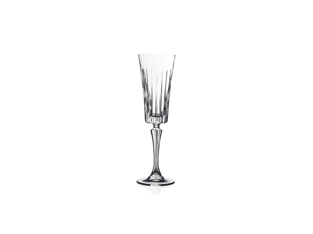 Kpl. 6 kieliszków do szampana 210ml RCR Timeless 210 ml, materiał szkło, kolor transparentny