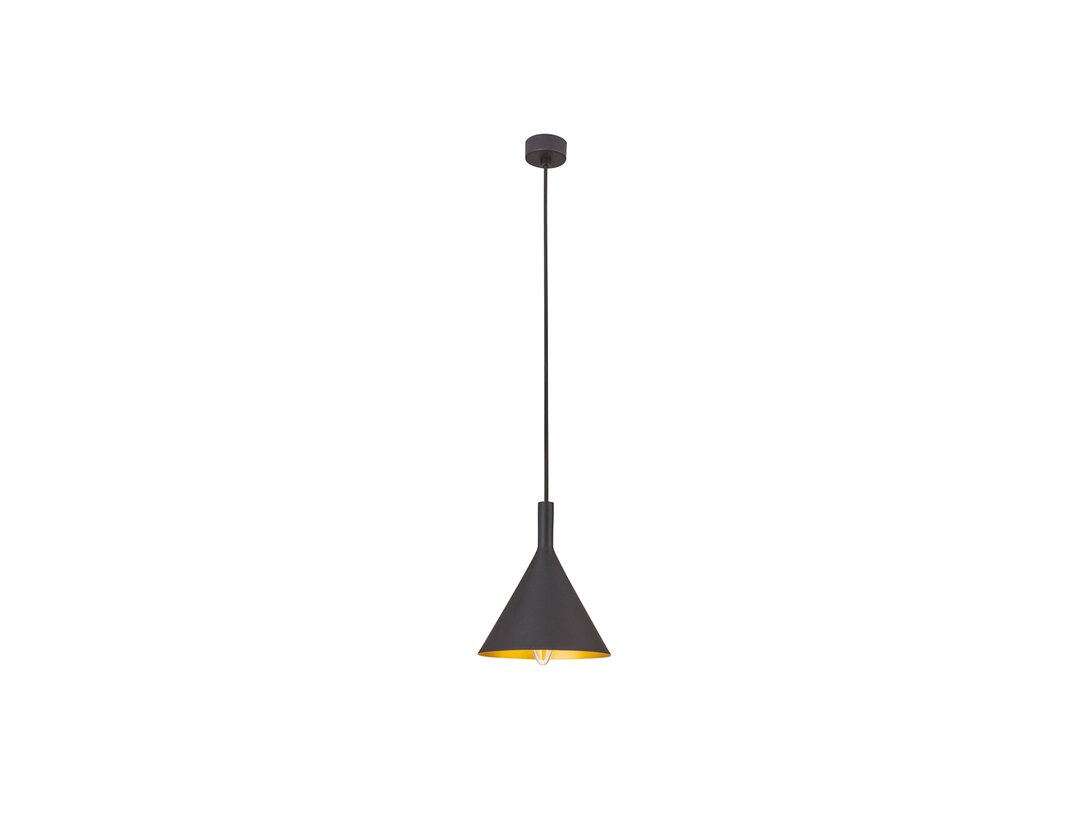 Lampa wisząca Orion Gunda HL E14x1, kolor czarny, materiał stal szlachetna