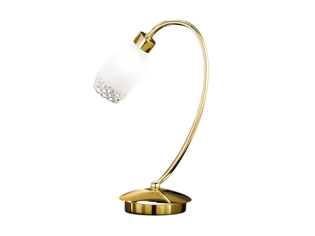 Lampa stołowa Orion Carla halogen G9x1, kolor złoty, materiał metal