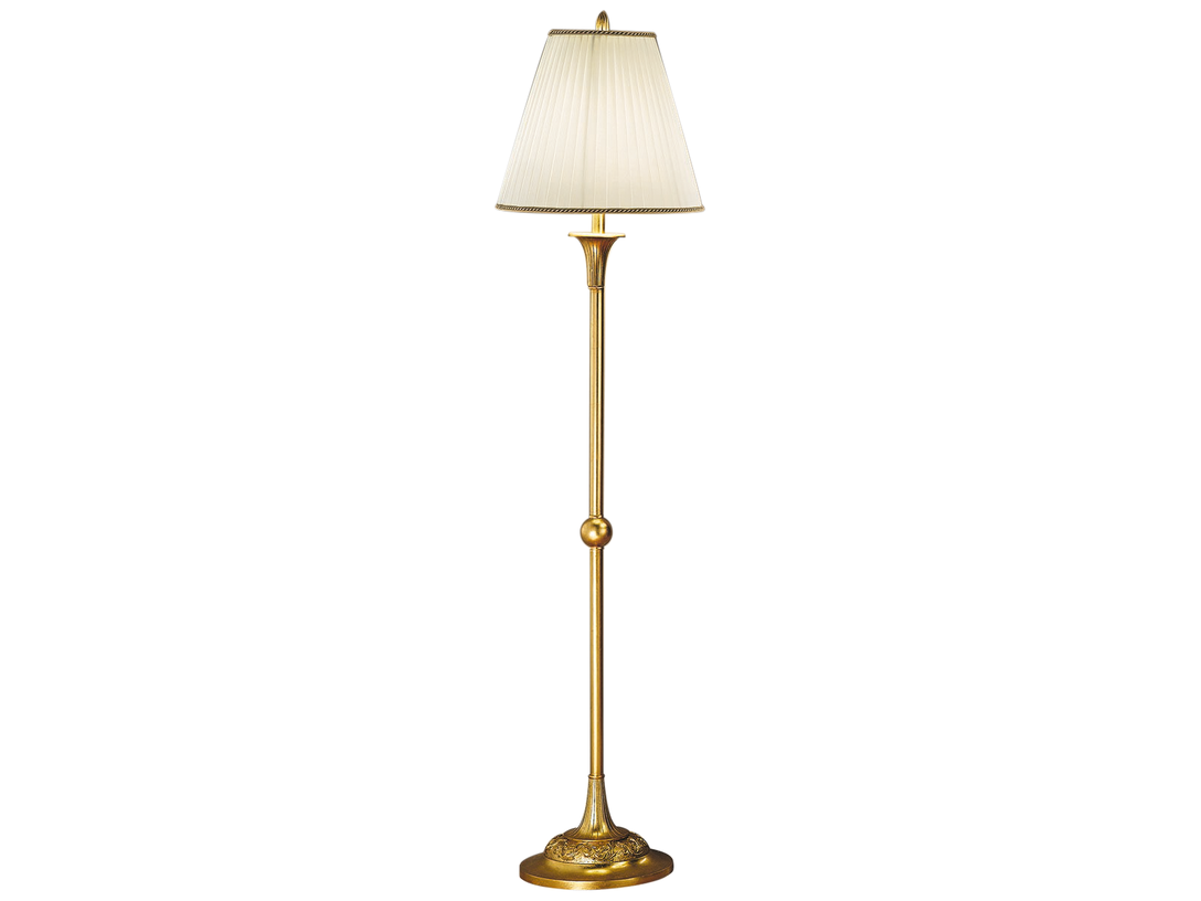 Lampa podłogowa Orion Fonsa E27x1, kolor złoty, materiał metal