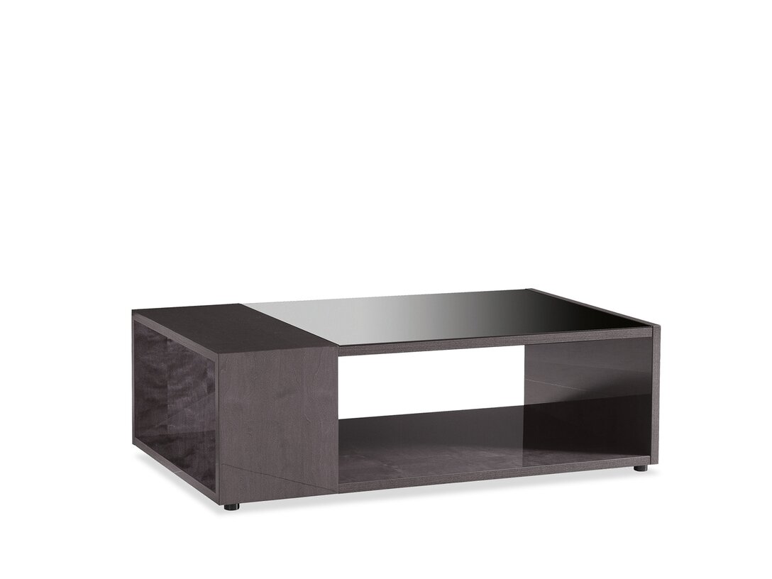 Stolik kawowy Alf Italia Heritage  x 127 cm, śr. , kolor szary, materiał fornir naturalny