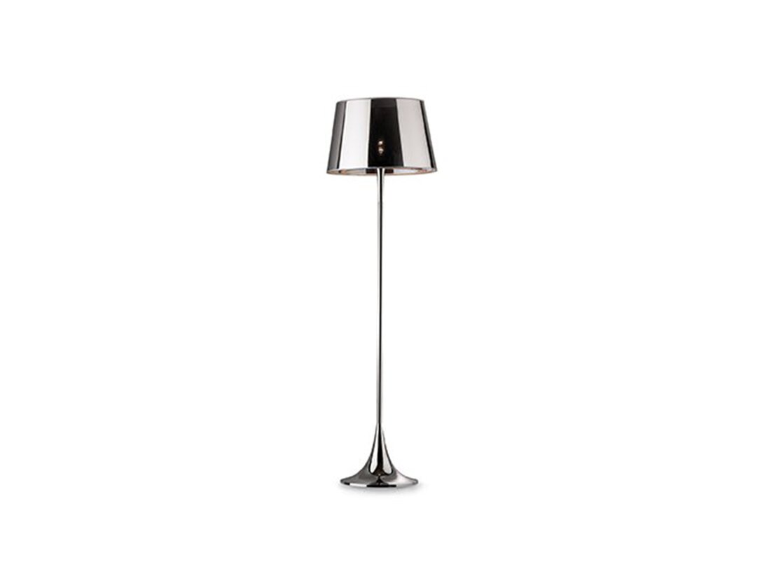 Lampa podłogowa Ideal-Lux LONDON CROMO PT1 max 1 x 100W E27, kolor srebrny, materiał metal