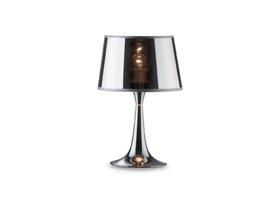 Lampa stołowa Ideal-Lux LONDON max 1 x 60W E27, kolor srebrny, materiał metal