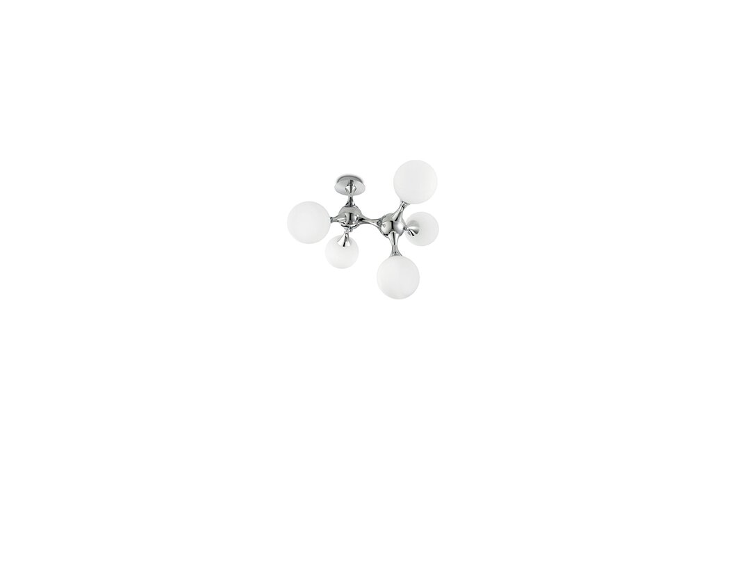 Lampa sufitowa Ideal-Lux NODI BIANCO PL5 max 5 x 40W E14, kolor biały, materiał metal