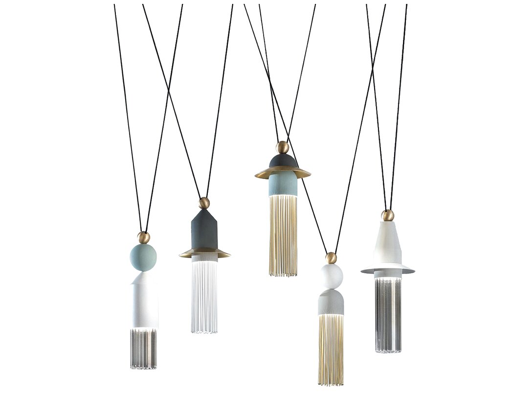 Lampa wisząca Masiero NAPPE Led 25 w, kolor szary, materiał metal