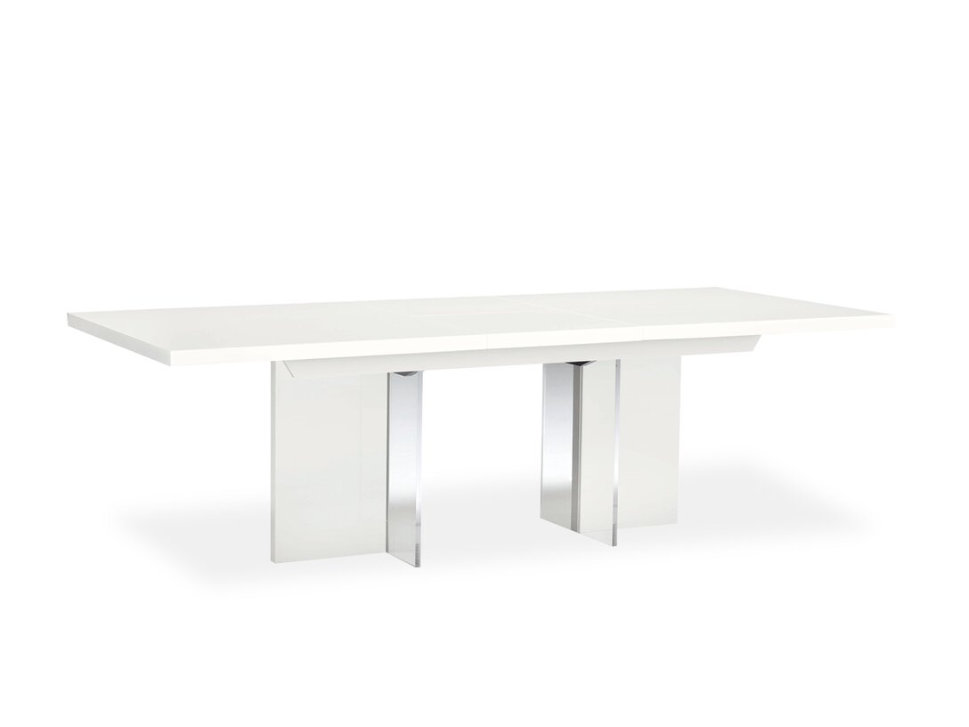 Stół rozkładany Alf Italia Artemide 160/210 cm x 95 cm, śr. , kolor biały, materiał okleina laminowana, rozkładanie tak