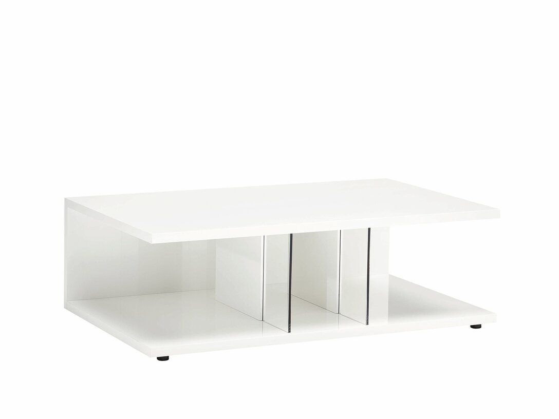 Stolik kawowy Alf Italia Artemide 127 cm x 76 cm, śr. , kolor biały, materiał okleina laminowana