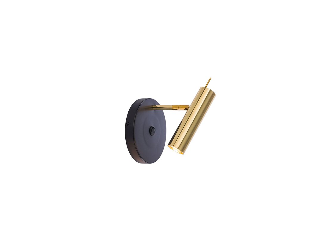 Kinkiet Kler Accessories Amos GU10 35mm / 25W, kolor czarny, materiał metal