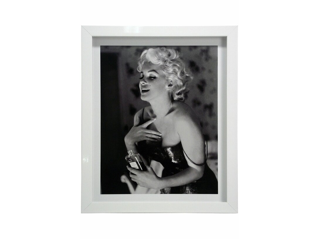 Obraz Marilyn - Chanel Kler Accessories 50x40 cm, materiał drewno