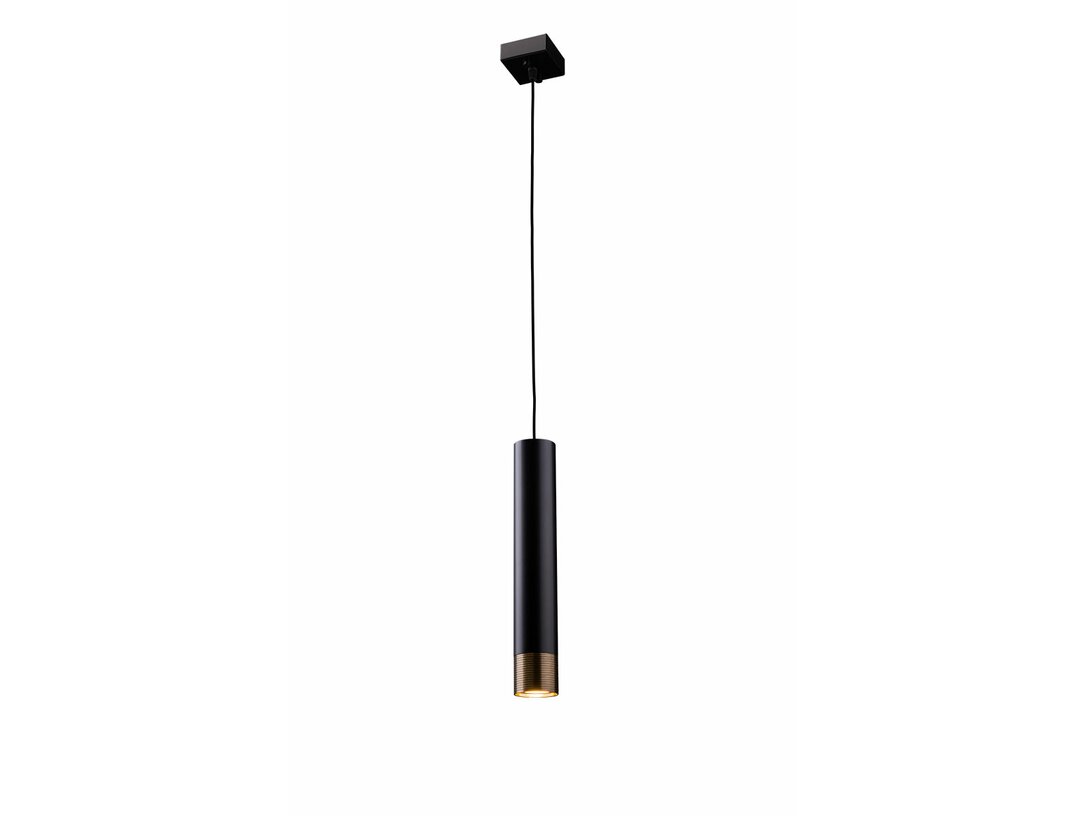 Lampa wisząca 1-płomienna czarny/patyna Kler Accessories Eido PAR 16 GU10 max 50W, kolor czarny, materiał metal
