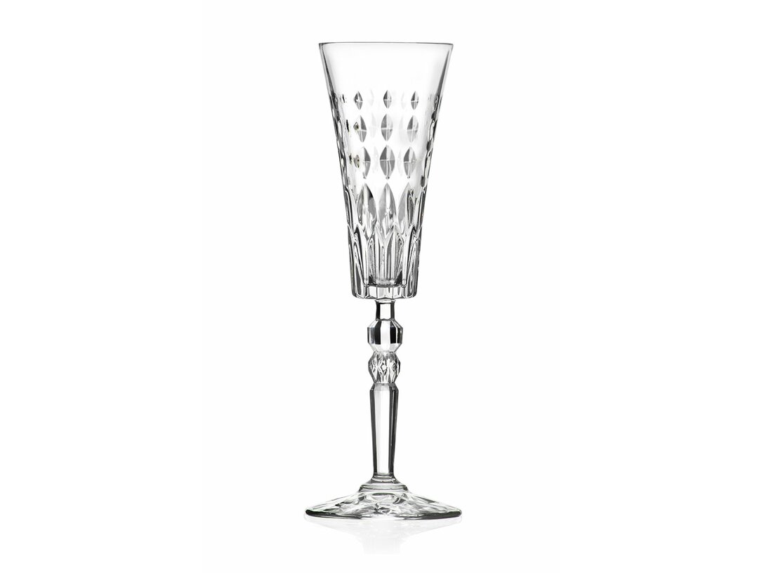 Kieliszek do szampana 170 ml komplet 6 sztuk RCR Marilyn 170 ML, materiał szkło kryształowe, kolor transparentny