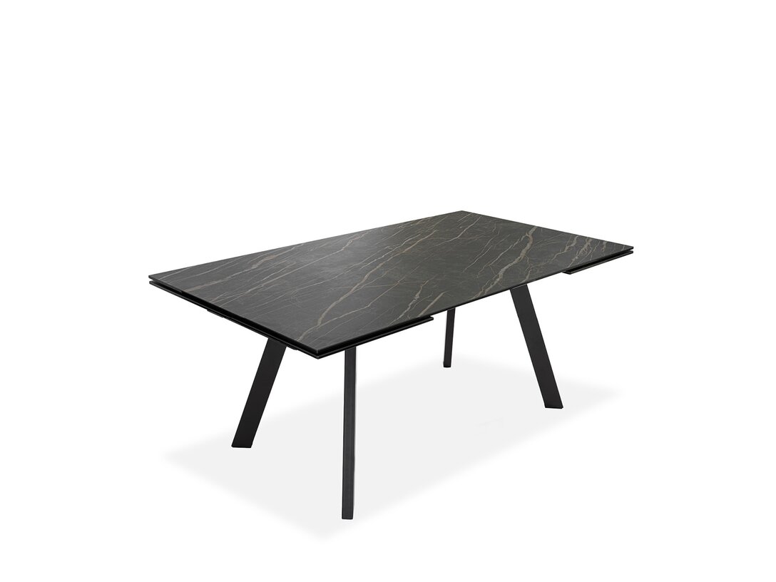 Stůl Livori Home Sette 180/276 cm x 100 cm, prům. , barva hnědá, materiál keramika, rozkládání ano