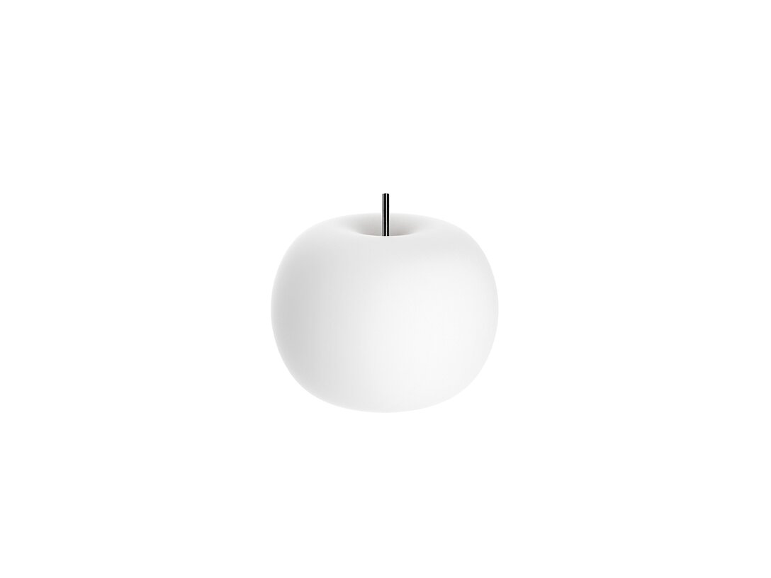 Lampa stołowa Kundalini Kushi 33 E27, brak żarówek w komplecie, proponowane 1x57W lub LED 1x15W, kolor biały, materiał szkło