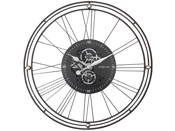 Zegar ścienny Nextime Roman Gear Clock XXL