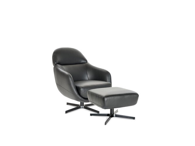 Fotel z pufem KLER Cornetta W189