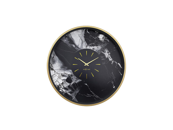 Zegar ścienny Nextime Marble Duo