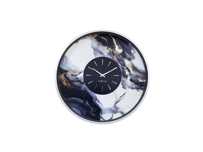 Zegar ścienny Nextime Marble Duo