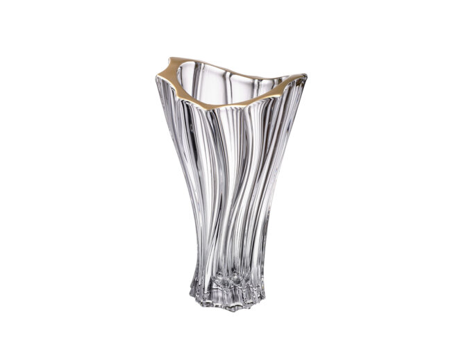 Wazon Bohemia Plantica Gold Rim