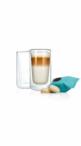 Zestaw 2 szklanek do latte Blomus Nero