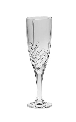 Komplet 6 kieliszków kryształowych do szampana 180 ml