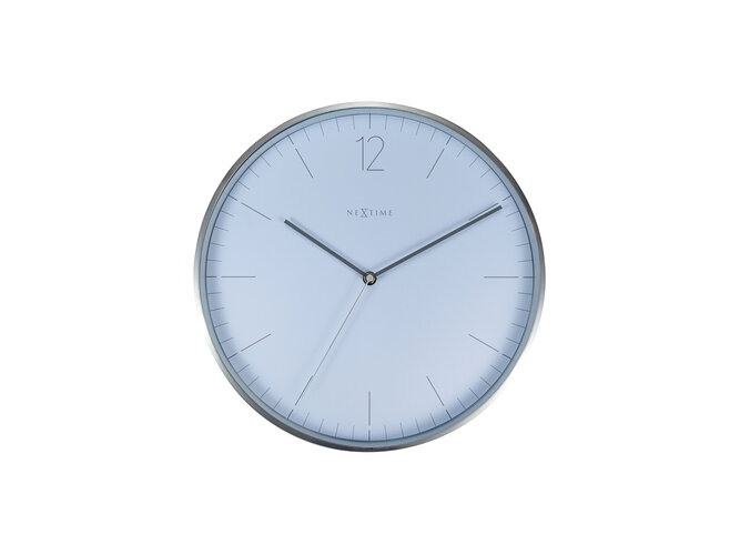 Zegar ścienny Nextime Essential Silver