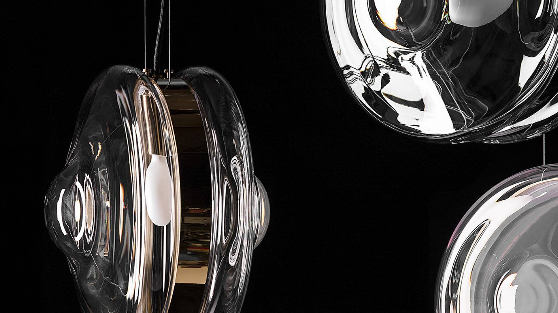Lampa wisząca Bomma Orbital transparentna