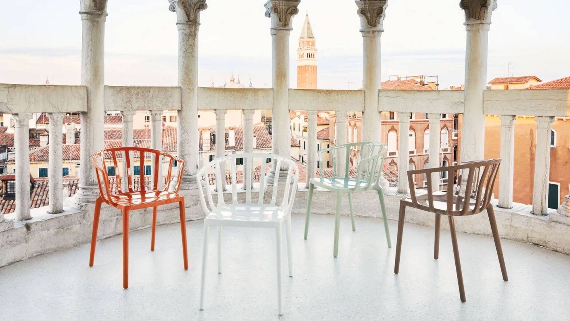 Krzesła Kartell Venice - aranżacja