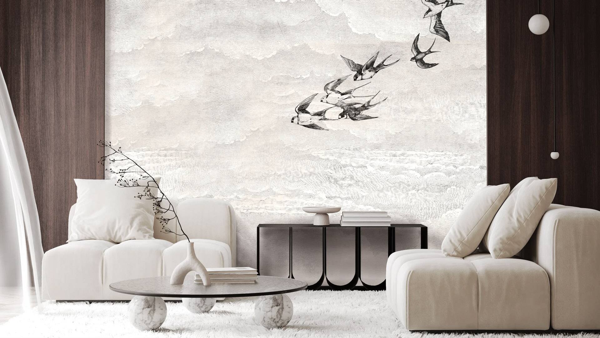 Tapeta winylowa One Wall Design Veglie - aranżacja