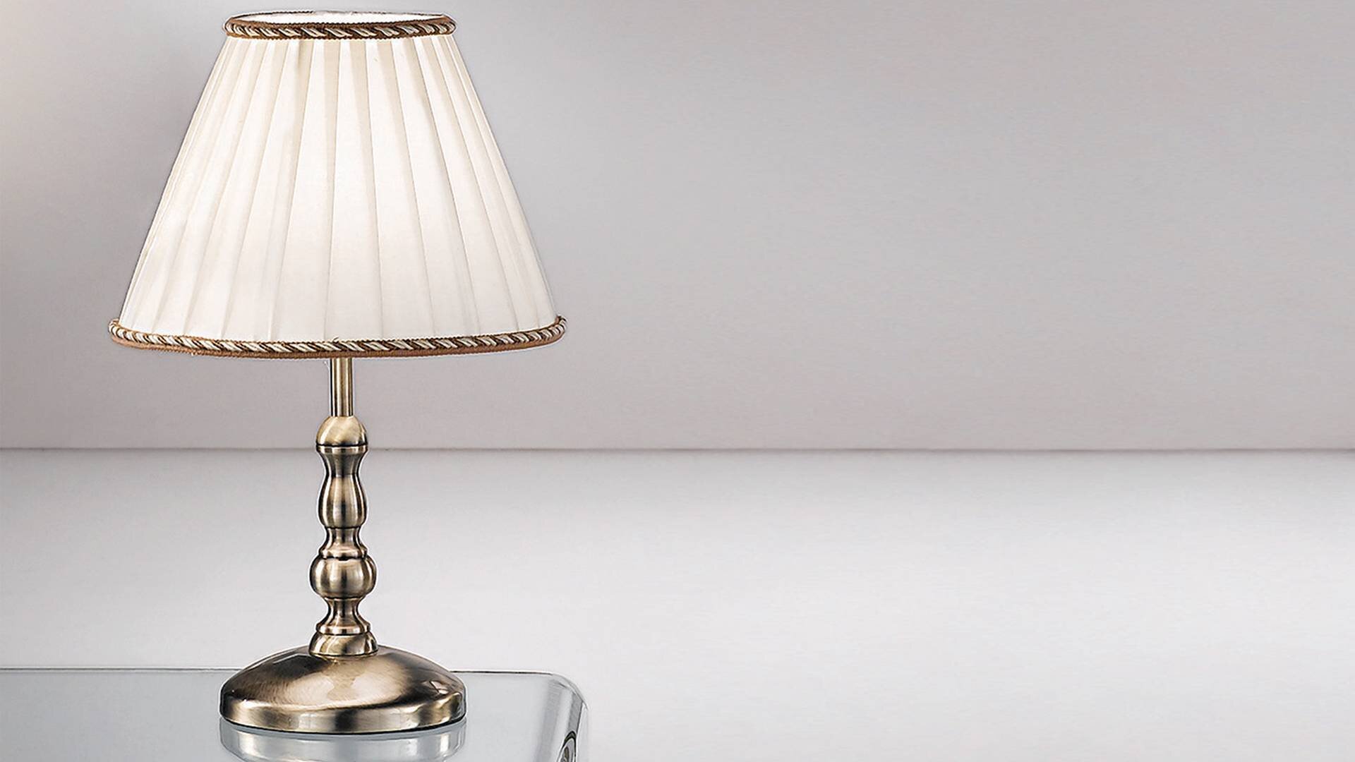 Lampa stołowa Orion Tonia miedziana