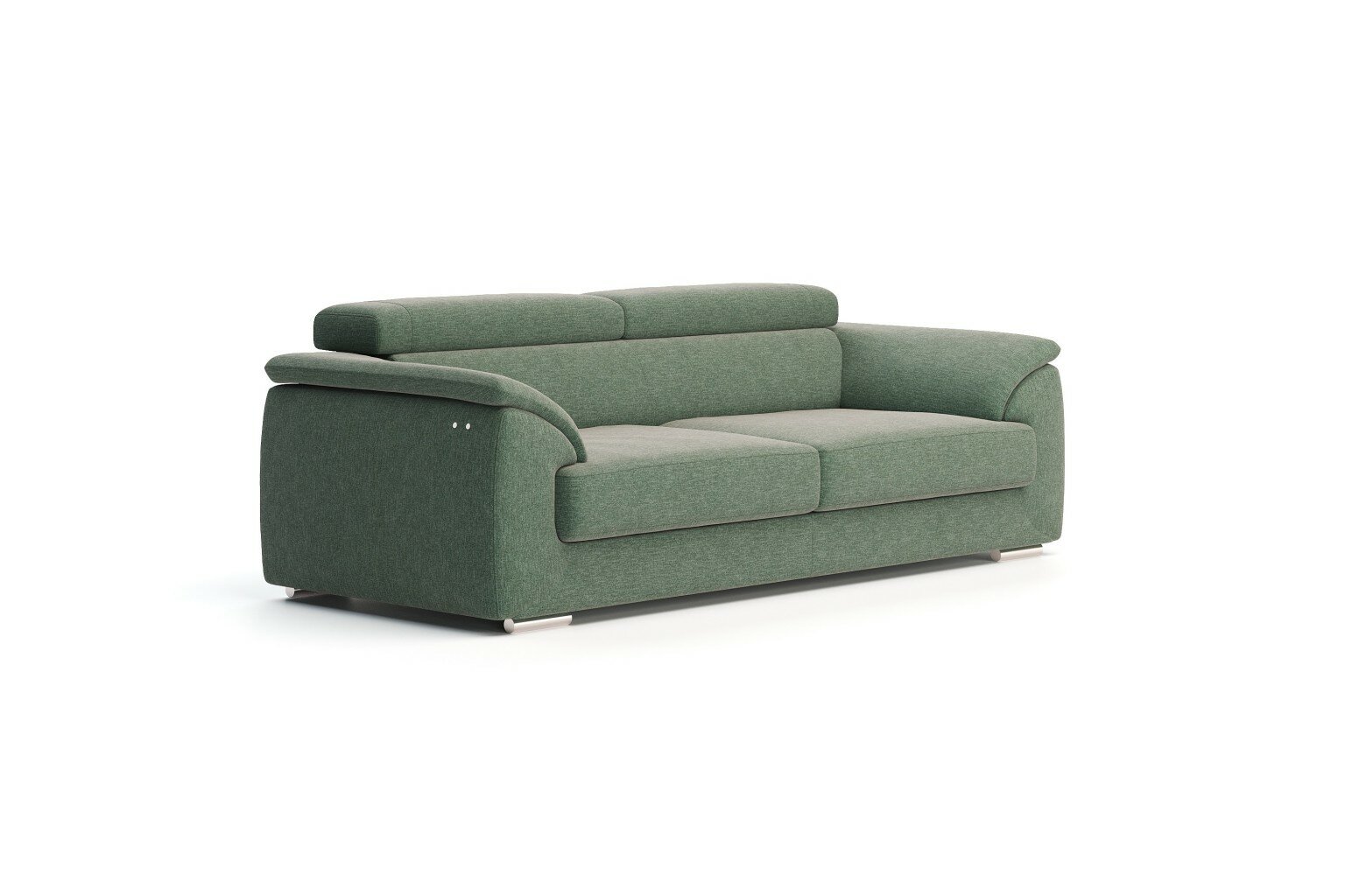 Sofa Ottava w zielonej tkaninie