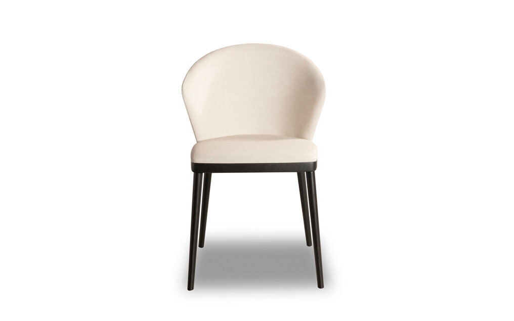Krzesło Oliverb Achele białe ekoskóra