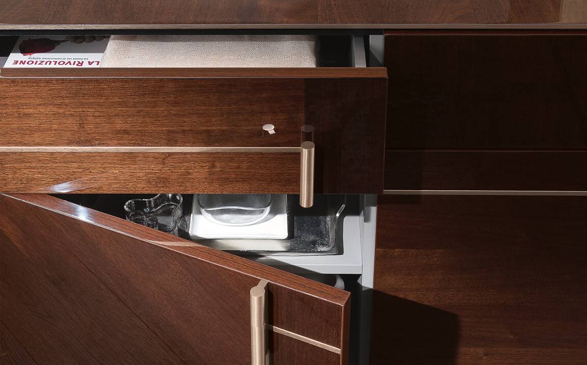 Detailní záběr na bufet Alf Italia Bellagio