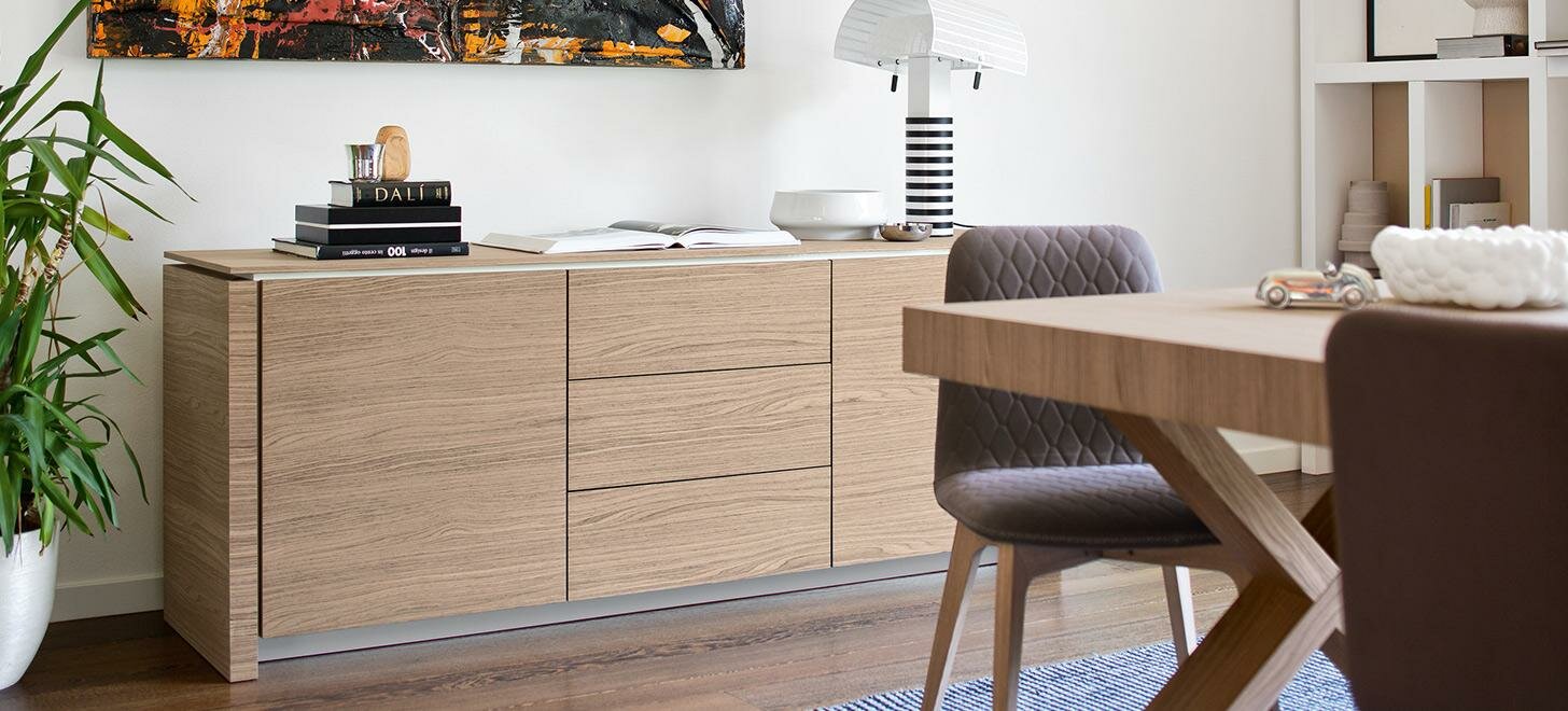 Komoda Calligaris Mag Wood brązowa