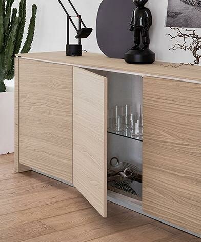 Komoda Calligaris Mag Wood brązowa