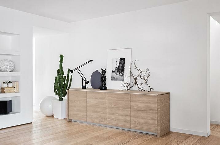 Komoda Calligaris Mag Wood brązowa