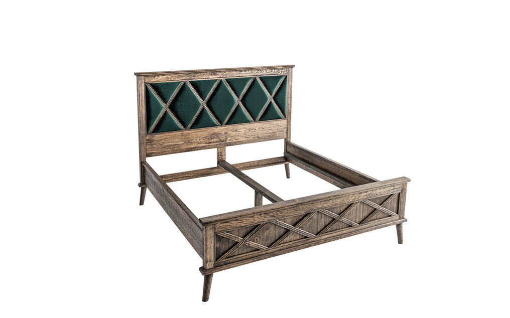 Łóżko Jafra Nin-Bit brązowe drewniane