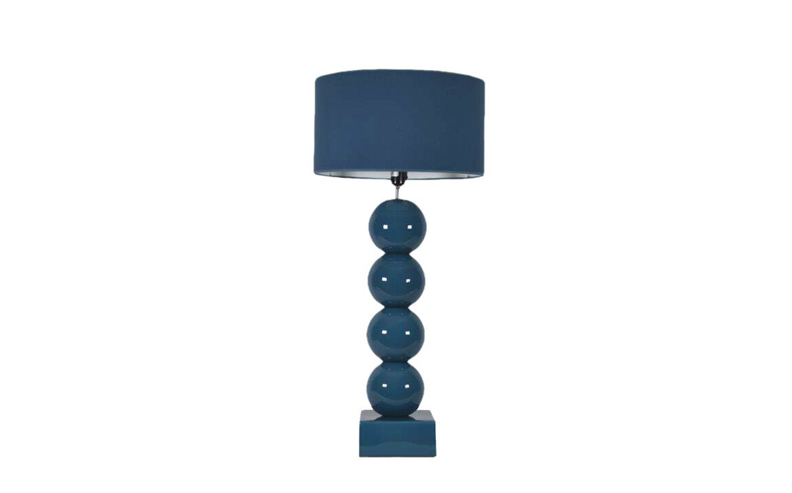 Modrá stolní lampa Kler Bilba