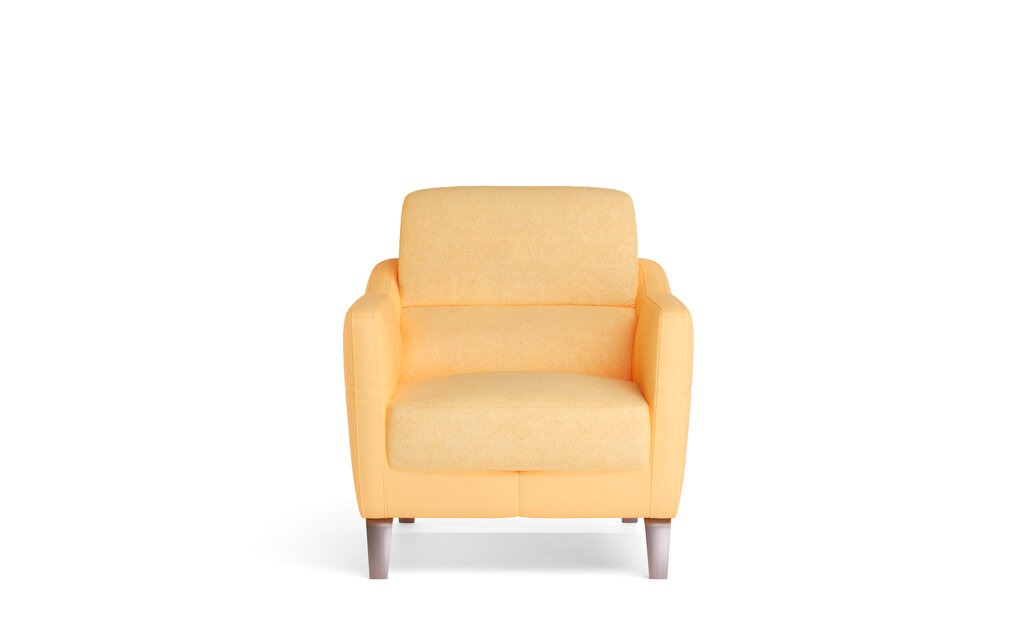 Fotel Kler Diva W181 żółty z tkaniny