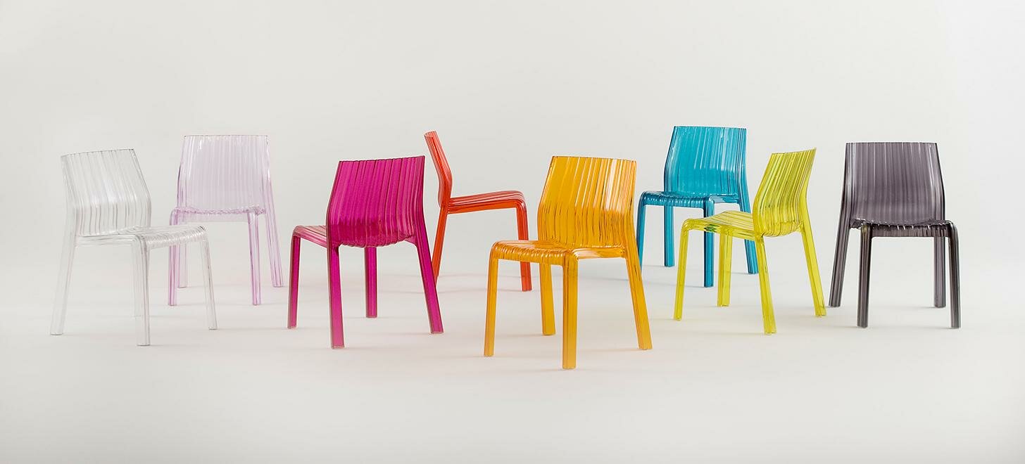 Kartell Frilly multibarvé židle