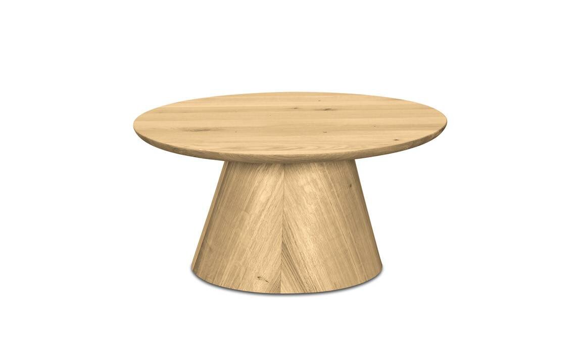 Kávový stolek Kler Fungo v hnědém dřevě
