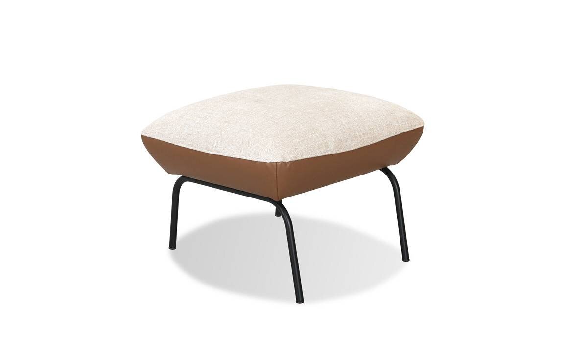 Puf Kler Staccato W198 beżowo-brązowy Puf Kler Staccato W198 beżowo-brązowy